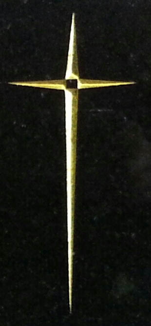 Design d'une croix filante